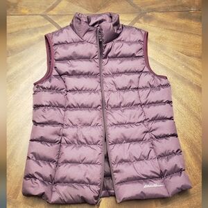 Eddie Bauer Purple 360 Puffer Vest Lightweight Women's Size Large